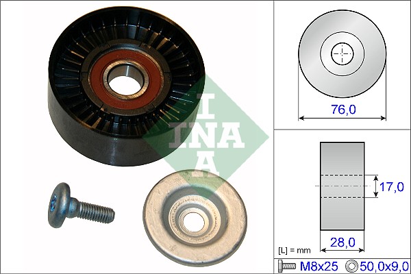 Deflection/Guide Pulley, V-ribbed belt  Art. 532064810