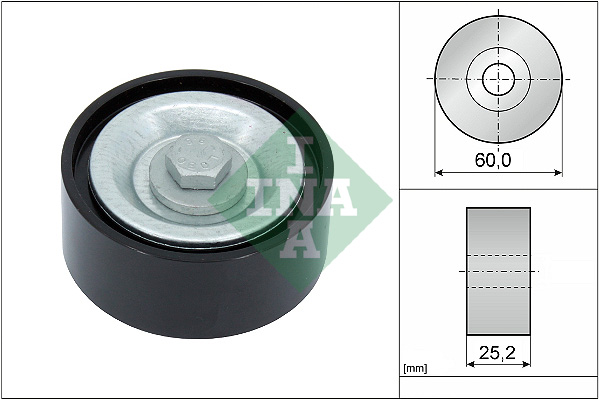 Deflection/Guide Pulley, V-ribbed belt (60)  Art. 532071510