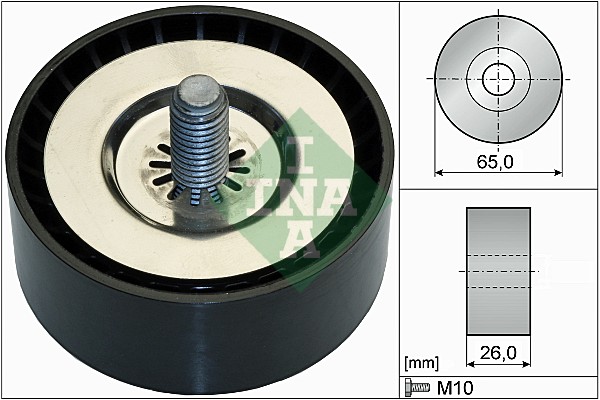 Deflection/Guide Pulley, V-ribbed belt  Art. 532073610