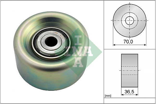 Deflection/Guide Pulley, V-ribbed belt (70)  Art. 532078010