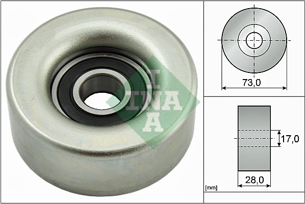 Deflection/Guide Pulley, V-ribbed belt (7803-21518)  Art. 532078310