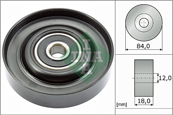 Deflection/Guide Pulley, V-ribbed belt (7808-21577)  Art. 532078510