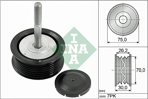 Deflection/Guide Pulley, V-ribbed belt  Art. 532079210