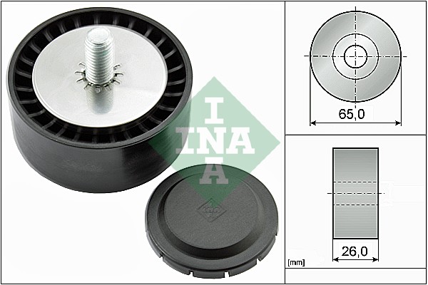 Deflection/Guide Pulley, V-ribbed belt (67)  Art. 532080210