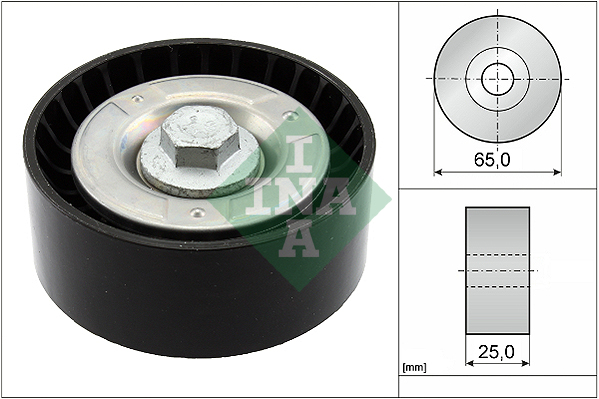 Deflection/Guide Pulley, V-ribbed belt (26)  Art. 532085510