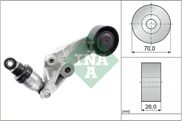 Belt Tensioner, V-ribbed belt  Art. 534001610