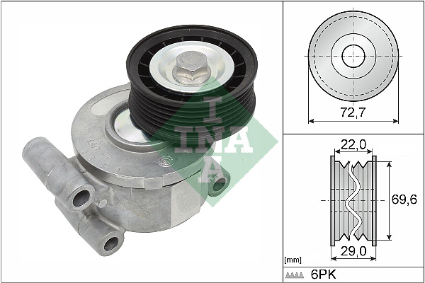 Belt Tensioner, V-ribbed belt  Art. 534024910