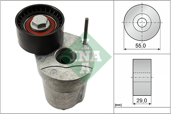 Belt Tensioner, V-ribbed belt (55)  Art. 534032010