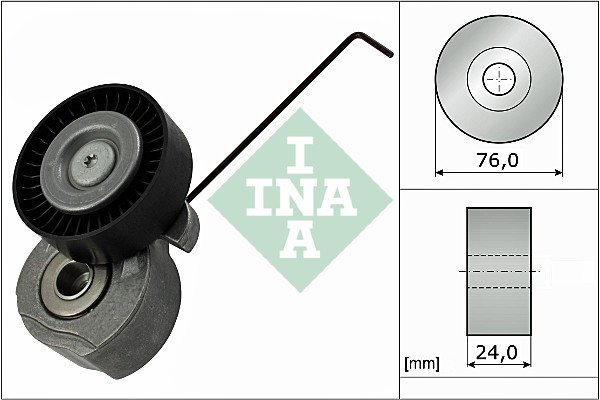 Belt Tensioner, V-ribbed belt (Rear axle)  Art. 534032410