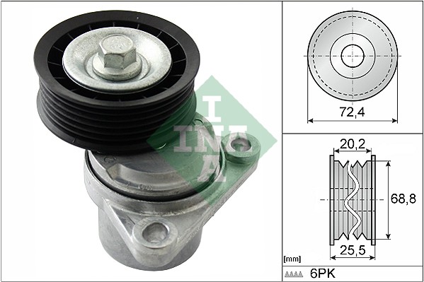 Belt Tensioner, V-ribbed belt  Art. 534032610