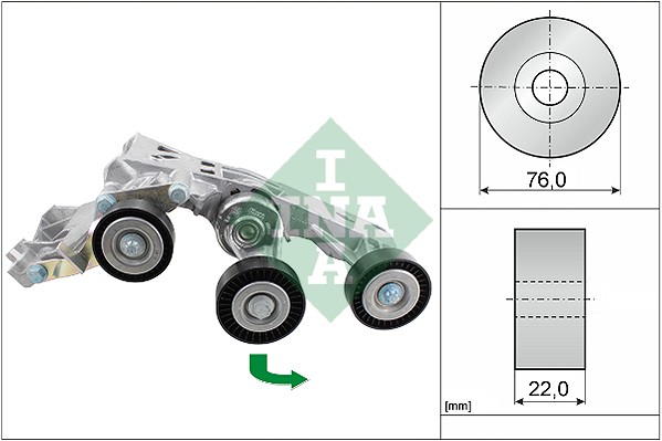 Belt Tensioner, V-ribbed belt  Art. 534033810