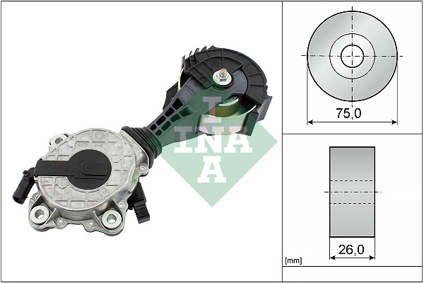 Belt Tensioner, V-ribbed belt (Front axle, left)  Art. 534042510