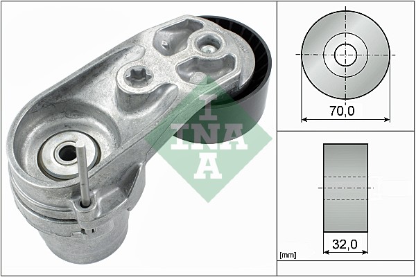 Belt Tensioner, V-ribbed belt (70)  Art. 534043310