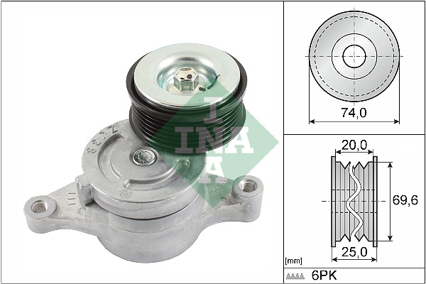 Belt Tensioner, V-ribbed belt  Art. 534045710