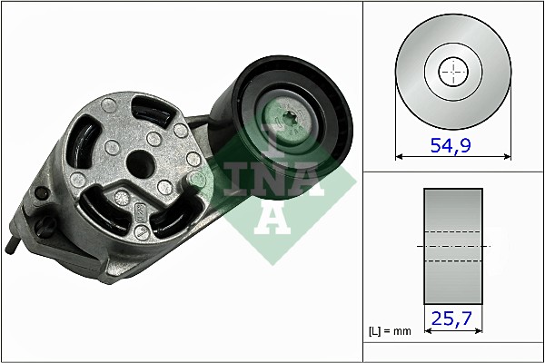 Belt Tensioner, V-ribbed belt  Art. 534051610