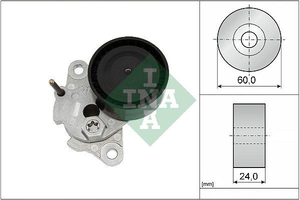 Belt Tensioner, V-ribbed belt (Left, Right, Front axle)  Art. 534054610