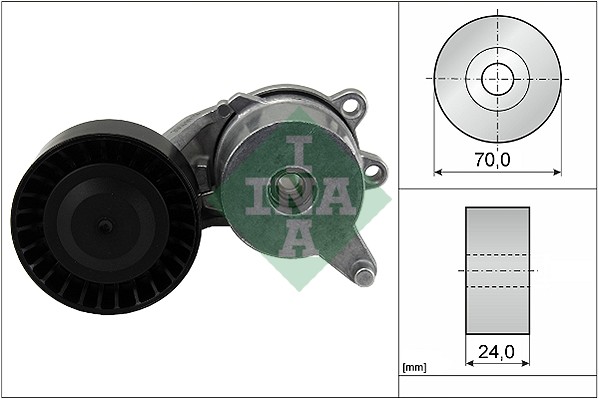 Belt Tensioner, V-ribbed belt (Front axle)  Art. 534055310