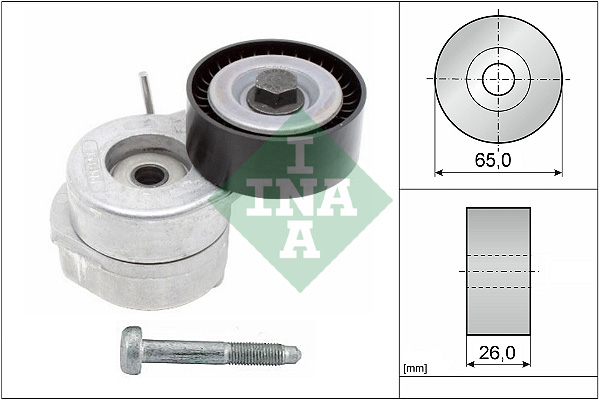 Belt Tensioner, V-ribbed belt (Above)  Art. 534060710