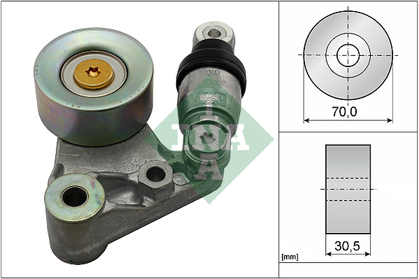 Belt Tensioner, V-ribbed belt (Front axle)  Art. 534062910