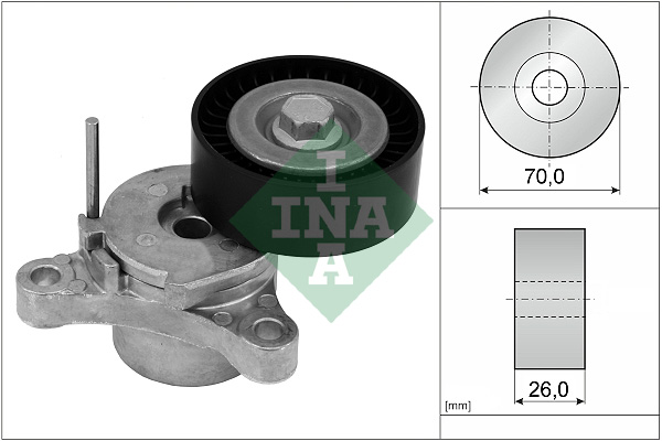 Belt Tensioner, V-ribbed belt  Art. 534066610