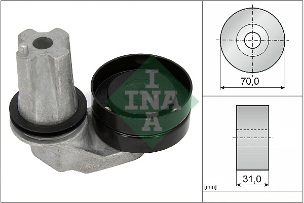 Belt Tensioner, V-ribbed belt (Front axle)  Art. 534069410