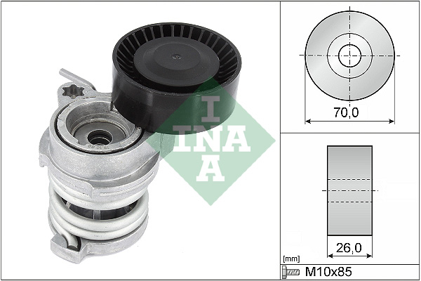 Belt Tensioner, V-ribbed belt (Outer)  Art. 534070810