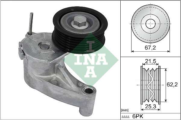 Belt Tensioner, V-ribbed belt  Art. 534071010