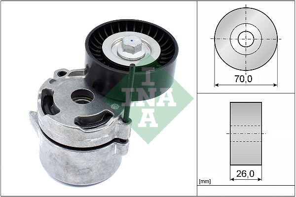 Belt Tensioner, V-ribbed belt (Gear side)  Art. 534071110