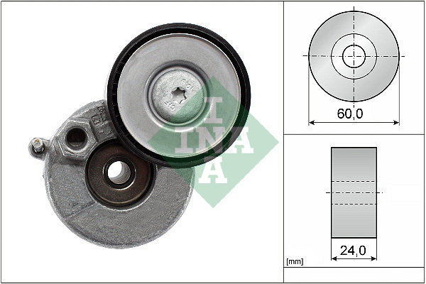 Belt Tensioner, V-ribbed belt  Art. 534072810