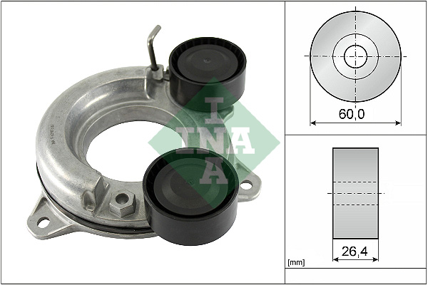 Belt Tensioner, V-ribbed belt  Art. 534085410