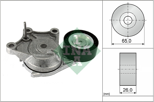 Belt Tensioner, V-ribbed belt  Art. 534090310