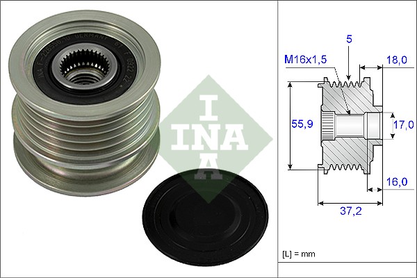 Alternator Freewheel Clutch  Art. 535000910