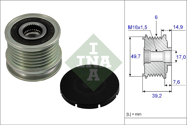 Alternator Freewheel Clutch  Art. 535001510