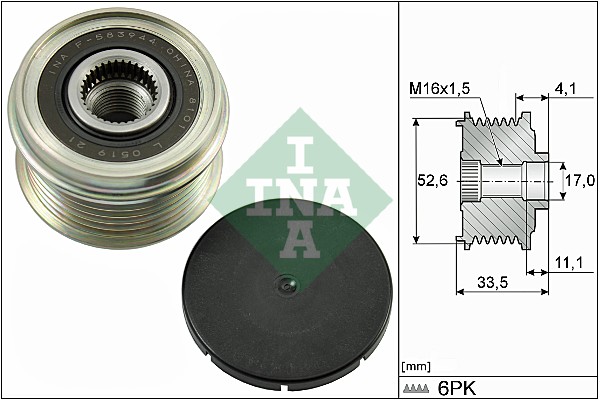 Alternator Freewheel Clutch  Art. 535002510