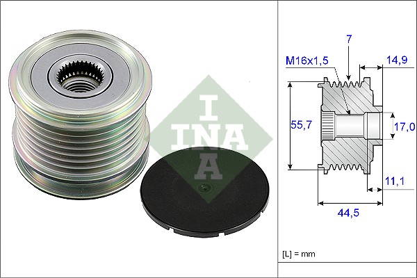 Alternator Freewheel Clutch  Art. 535004210