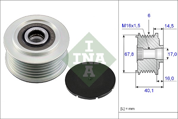 Alternator Freewheel Clutch  Art. 535004710