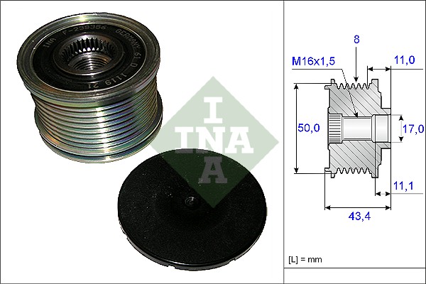 Alternator Freewheel Clutch  Art. 535010810