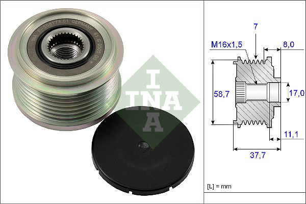 Alternator Freewheel Clutch  Art. 535012810