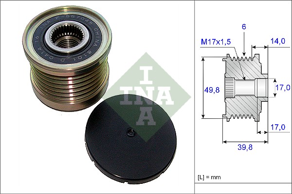 Alternator Freewheel Clutch  Art. 535014610