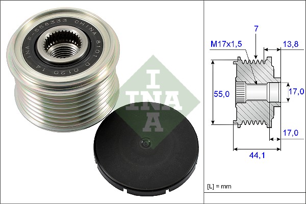 Alternator Freewheel Clutch  Art. 535016710