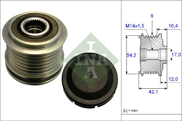 Alternator Freewheel Clutch  Art. 535018110