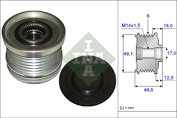 Alternator Freewheel Clutch  Art. 535018210