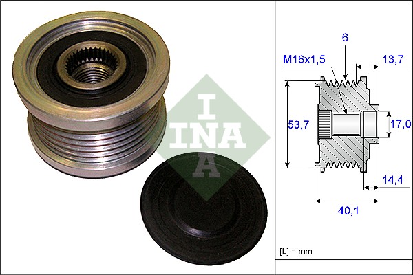 Alternator Freewheel Clutch  Art. 535020210