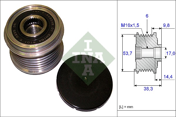 Alternator Freewheel Clutch  Art. 535020310