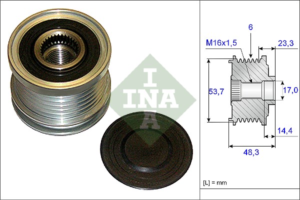 Alternator Freewheel Clutch  Art. 535020410