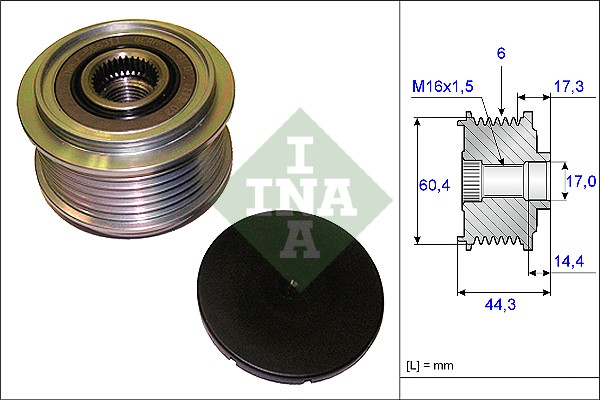 Alternator Freewheel Clutch  Art. 535020710