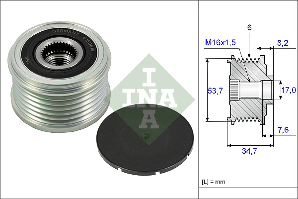 Alternator Freewheel Clutch  Art. 535022410