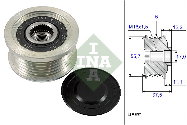 Alternator Freewheel Clutch  Art. 535022610