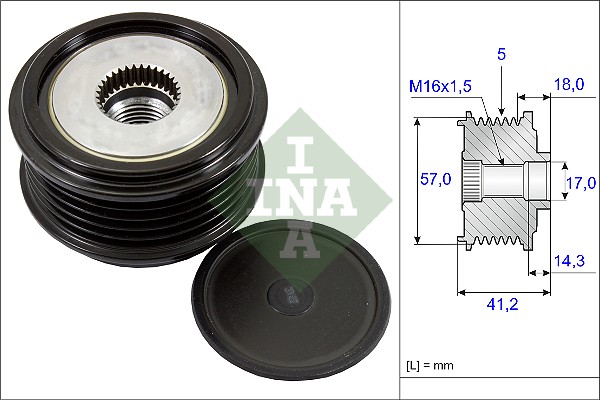 Alternator Freewheel Clutch  Art. 535024810