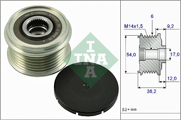 Alternator Freewheel Clutch  Art. 535026310